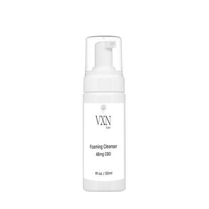 CBD Foaming Cleanser + Aloe Vera (Pro) - VXN Lab CBD Skincare (formerly Color Up Therapeutics)