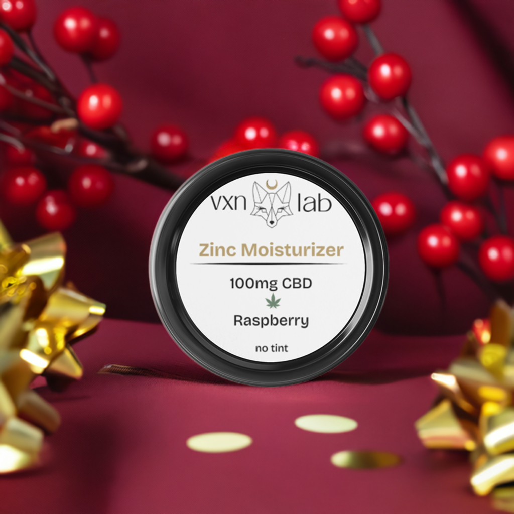 CBD Zinc Moisturizer + Raspberry